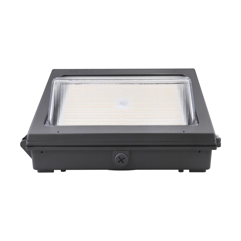 CCT and Wattage Adjustable LED Cutoff Wall Pack; Integrated Bypassable