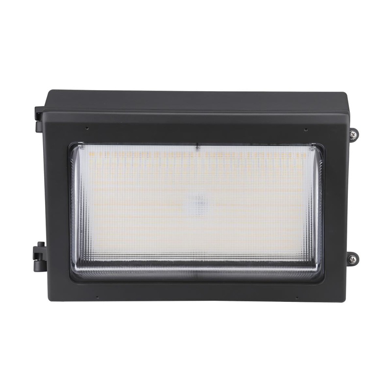 CCT and Wattage Adjustable LED Wall Pack; Integrated Bypassable Photocell
