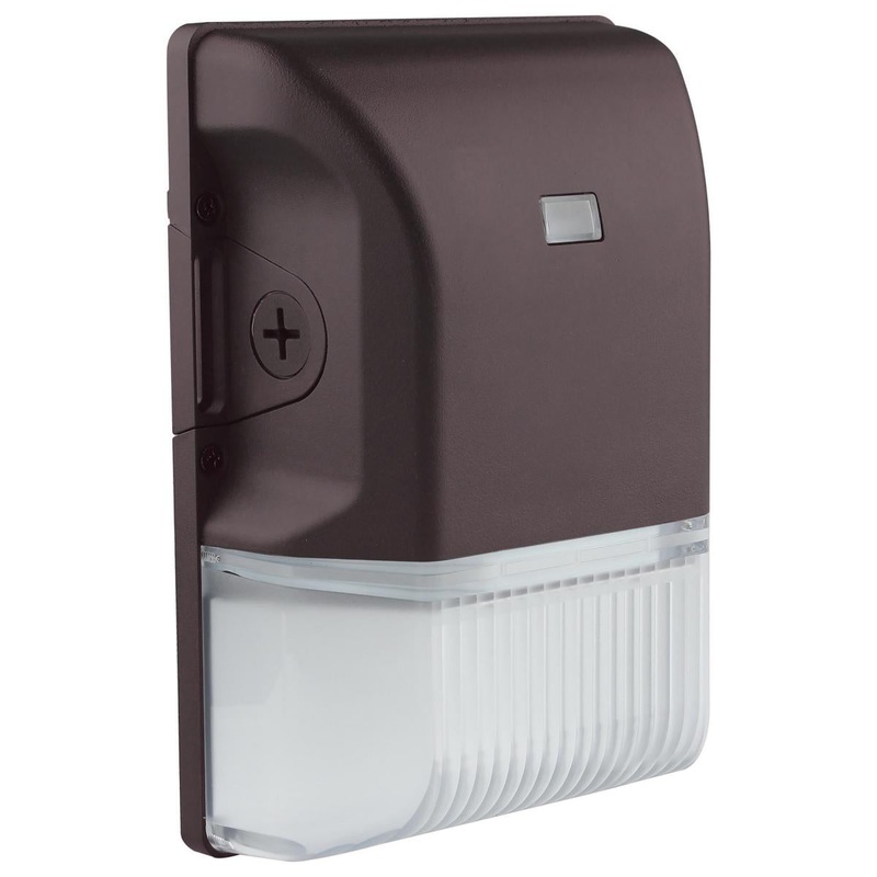 LED Small Wall Pack; 20W; CCT Selectable 3K/4K/5K; Bronze Finish