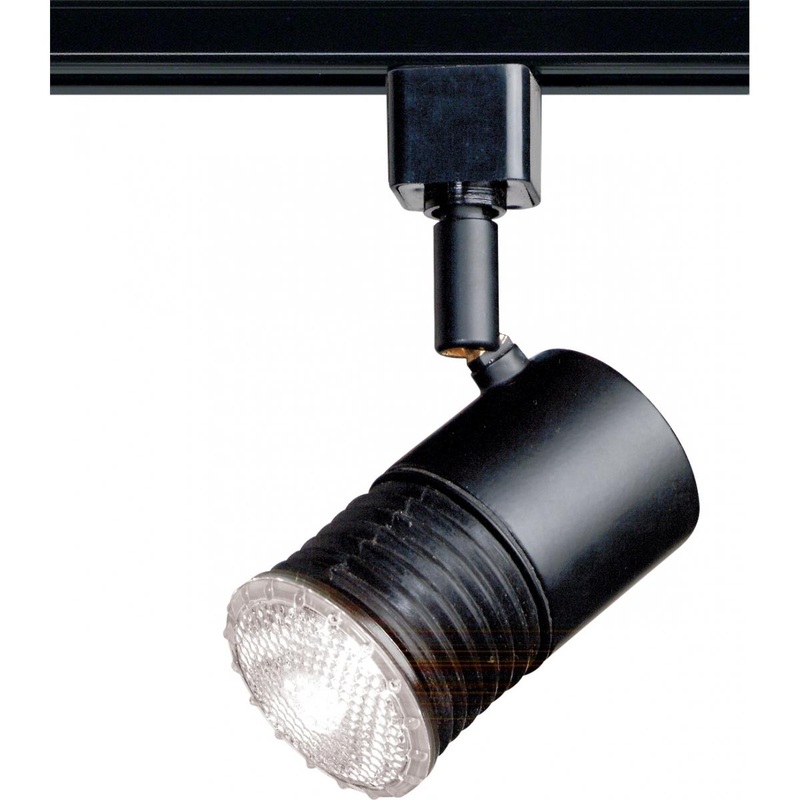 1 Light - 2" - Track Head - Mini Universal Holder - Black