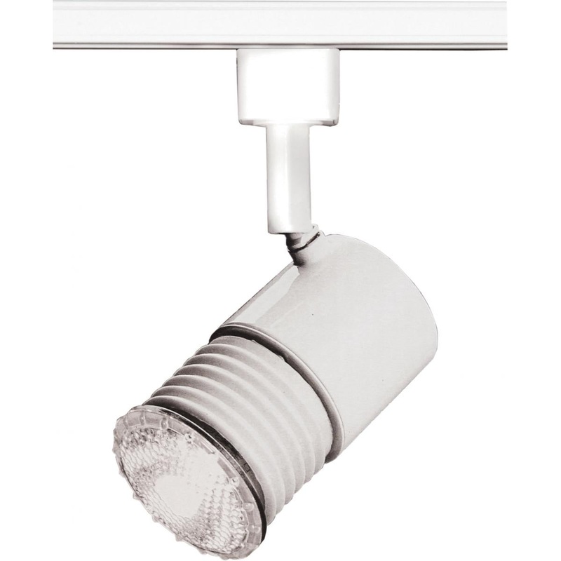 1 Light - 2" - Track Head - Mini Universal Holder - White