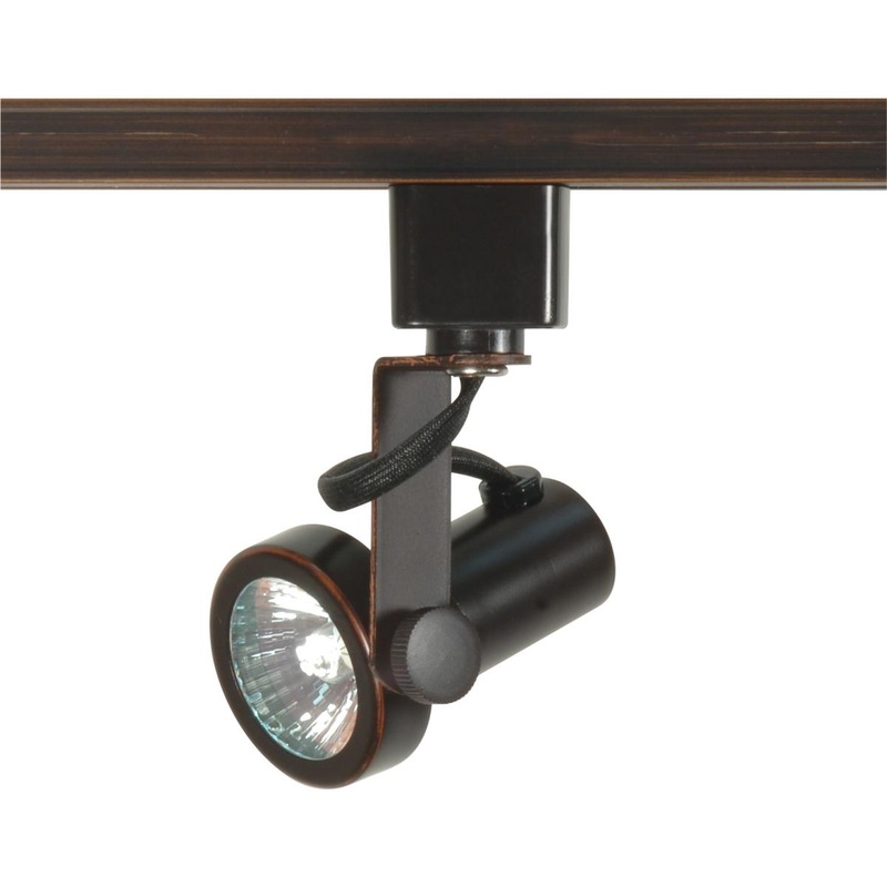 1 Light - MR16 - 120V Track Head - Gimbal Ring - Russet Bronze