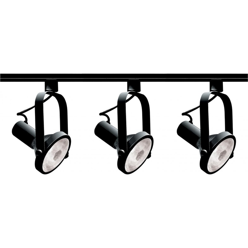 3 Light - PAR30 - Gimbal Ring Track Kit - 4 foot Track