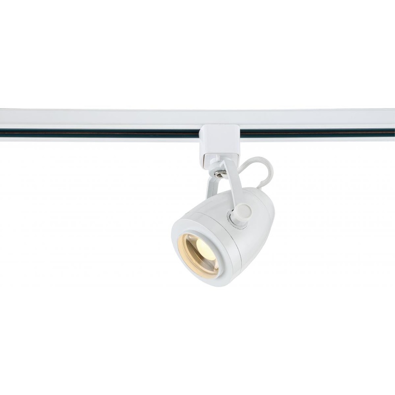 LED 12W Track Head - Pinch Back - White Finish - 24 Degree