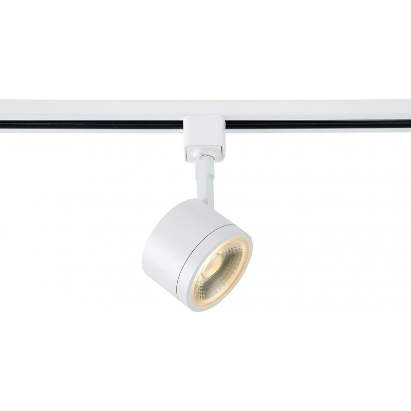 LED 12W Track Head - Round - White Finish - 36 Degree