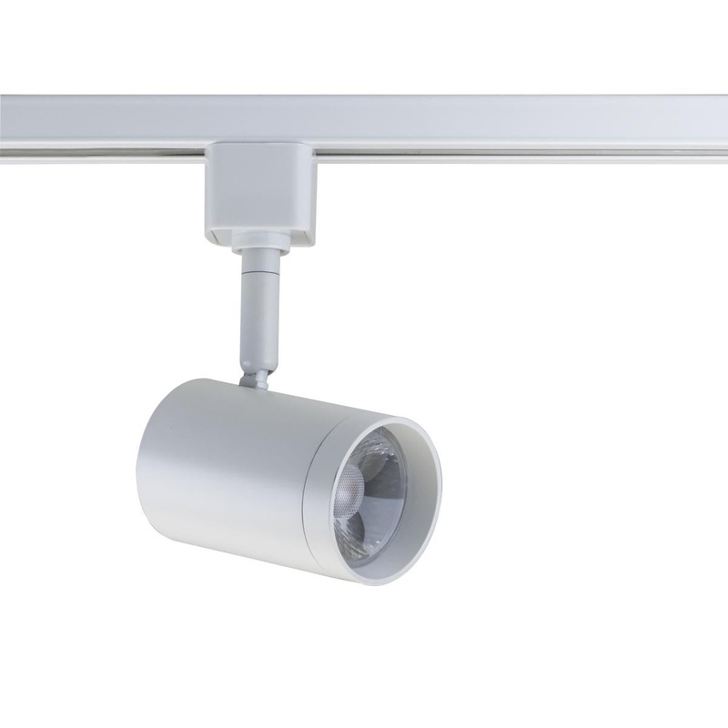 LED 12W Track Head - Small Cylinder - White Finish - 36 Degree