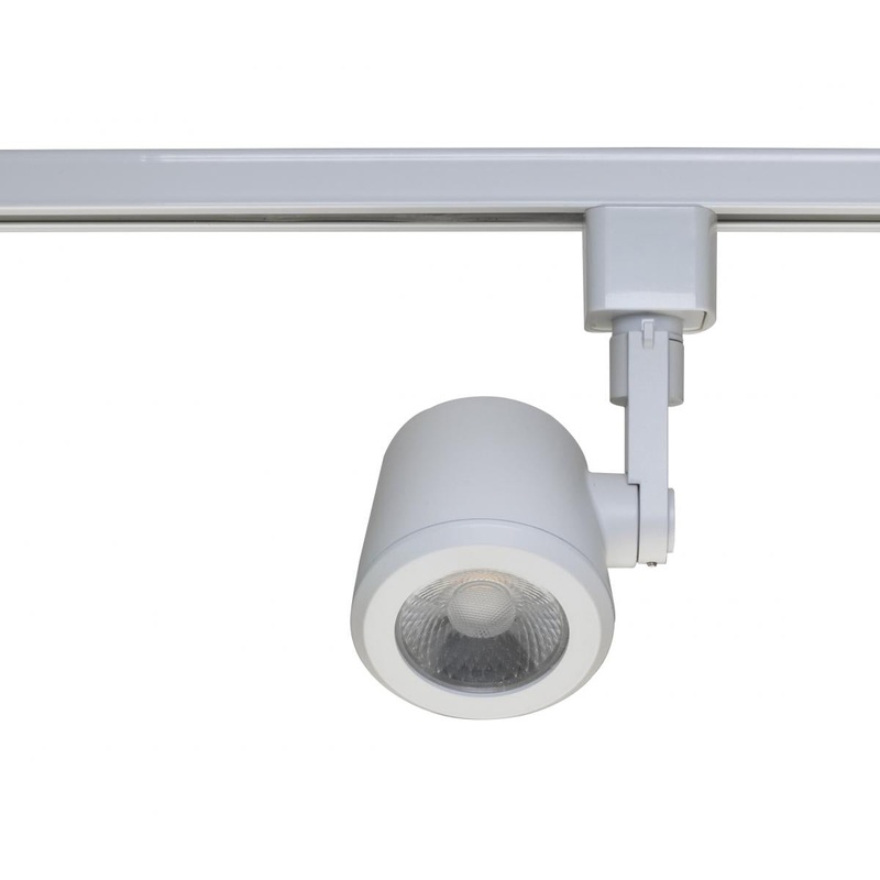 LED 12W Track Head - Taper Back - White Finish - 24 Degree