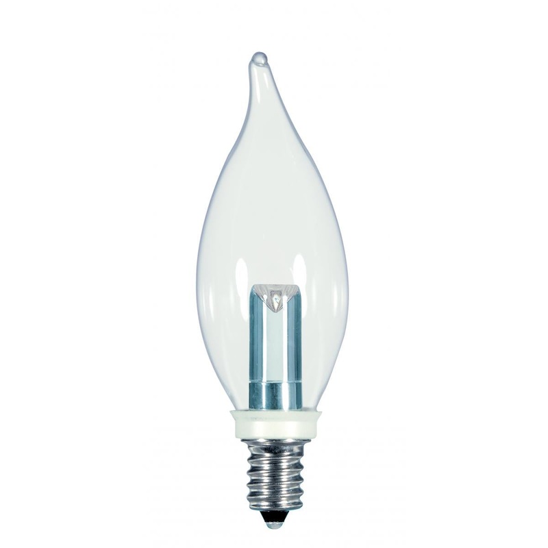 Shape CA8 Watts1WLumens25LColor2700KBaseCandelabra