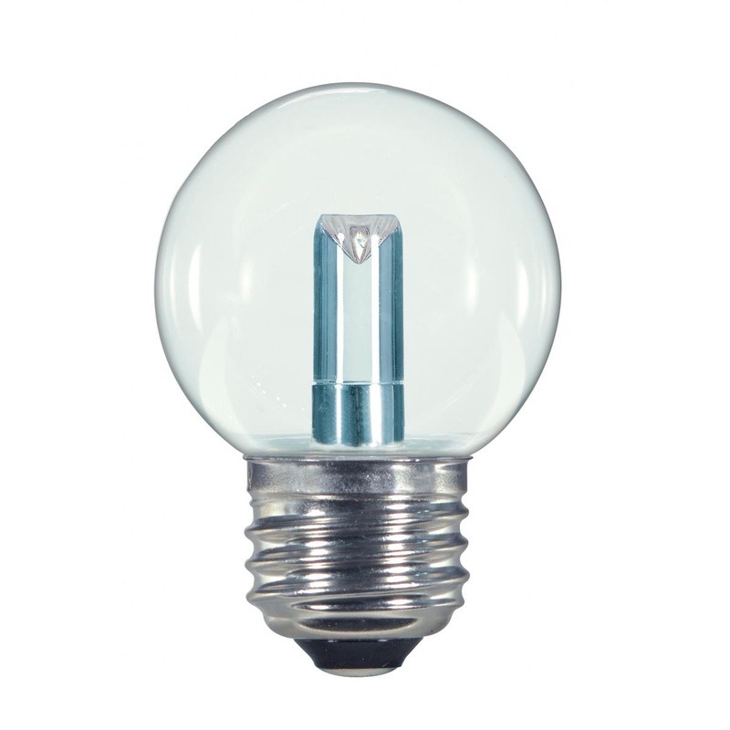 Shape G16.5 Watts0.5WLumens14LColor2700KBaseCandelabra