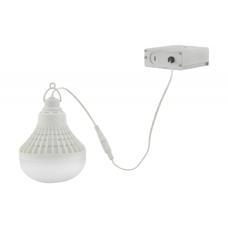 Temporary work light; LED; For use with remote drivers; Low voltage 10W/12W/24W