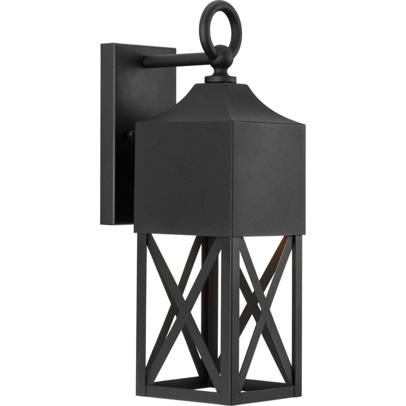 Birkdale One Light Outdoor Wall Lantern in Black