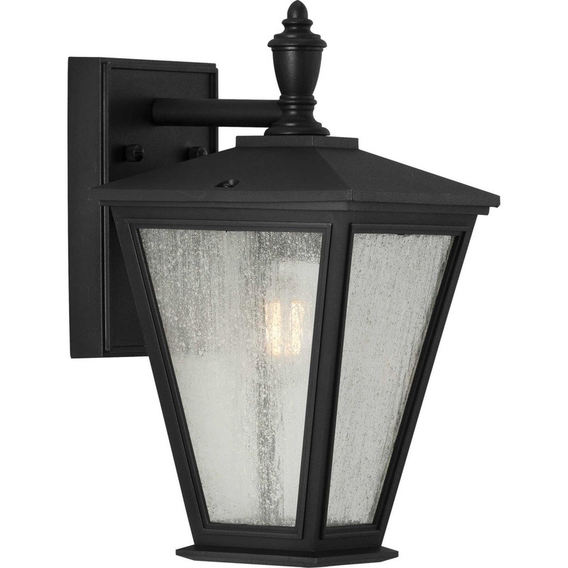 Cardiff One Light Wall Lantern in Black