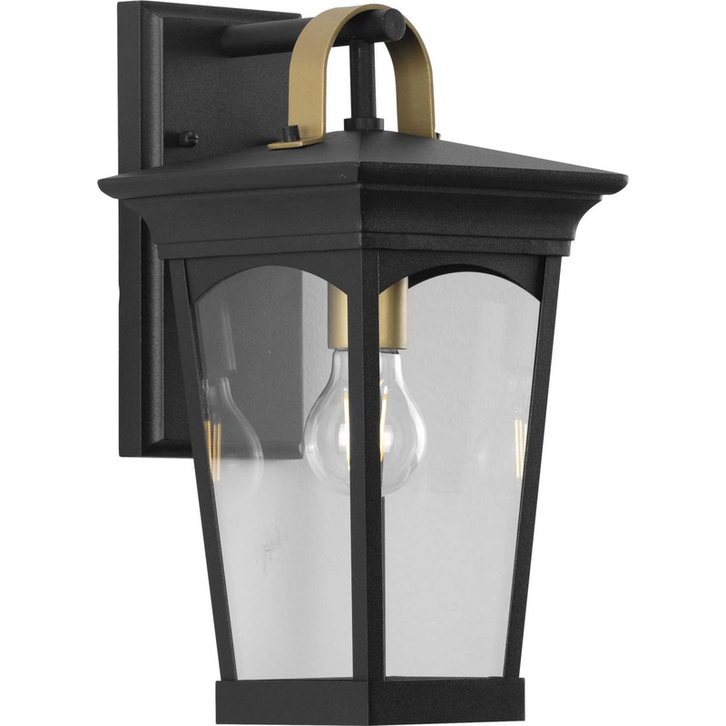 Chatsworth One Light Wall Lantern in Black