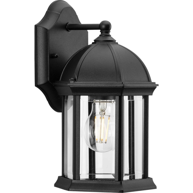 Dillard One Light Outdoor Wall Lantern in Black