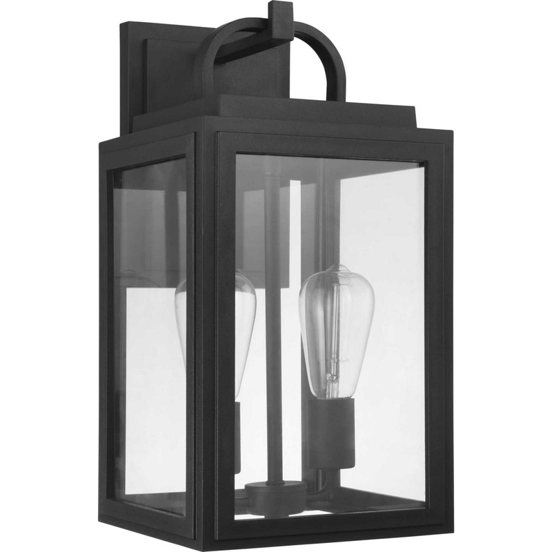 Grandbury Two Light Wall Lantern in Black