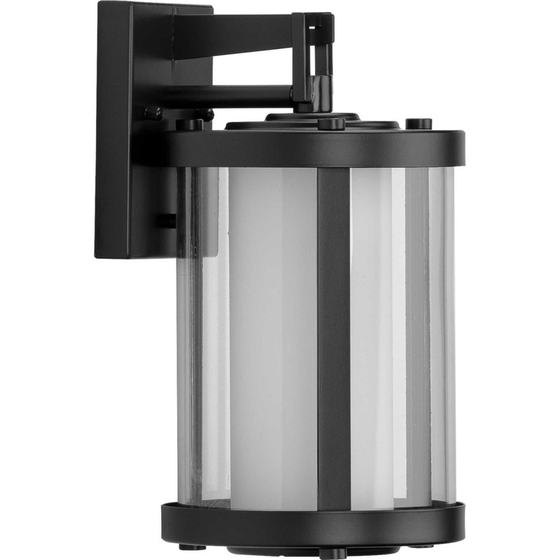 Irondale One Light Wall Lantern in Black