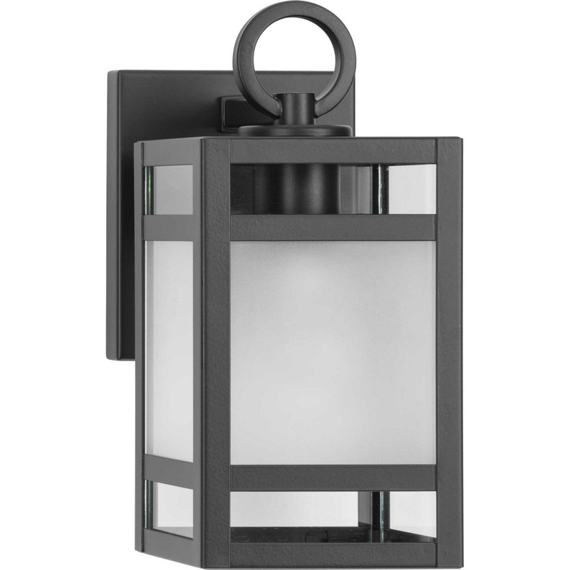Parrish One Light Outdoor Wall Lantern in Matte Black