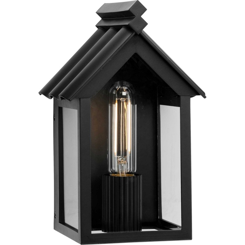 Point Dume-Dunemere One Light Outdoor Wall Lantern in Matte Black