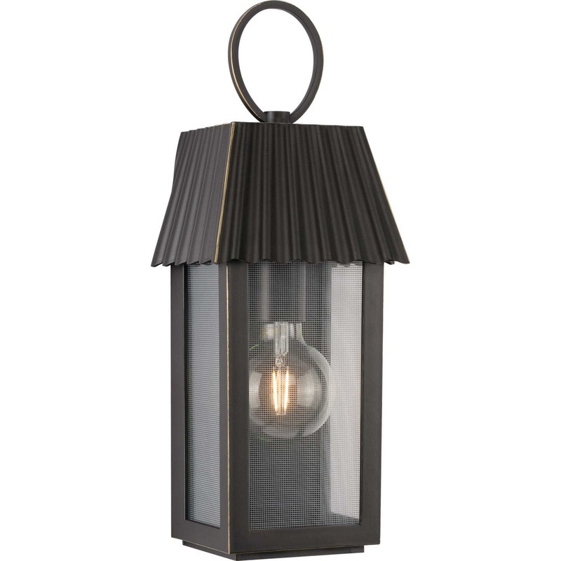 Point Dume-Hook Pond One Light Outdoor Wall Lantern in Oil Rubbed Bronze