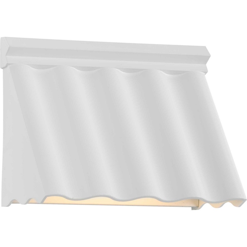 Point Dume-Wakecrest-Led LED Outdoor Wall Sconce in Shelter White