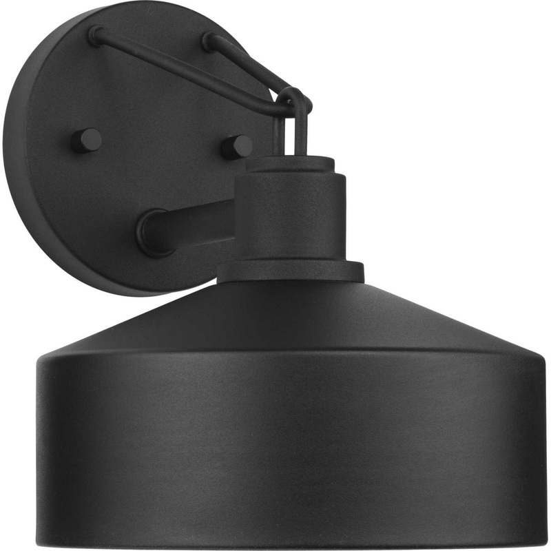 Precinct One Light Outdoor Wall Lantern in Black