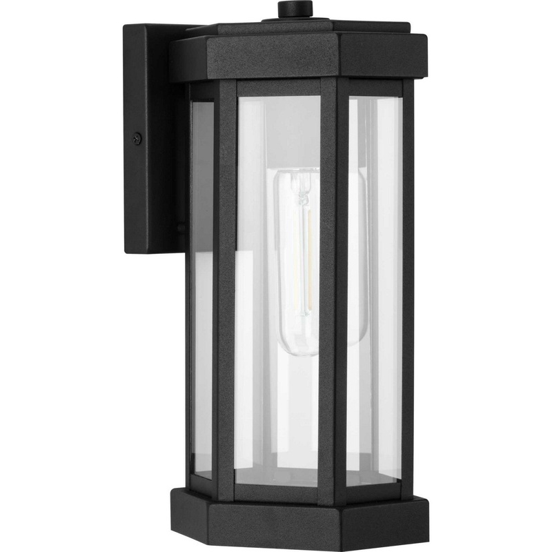 Ramsey One Light Outdoor Wall Lantern in Black