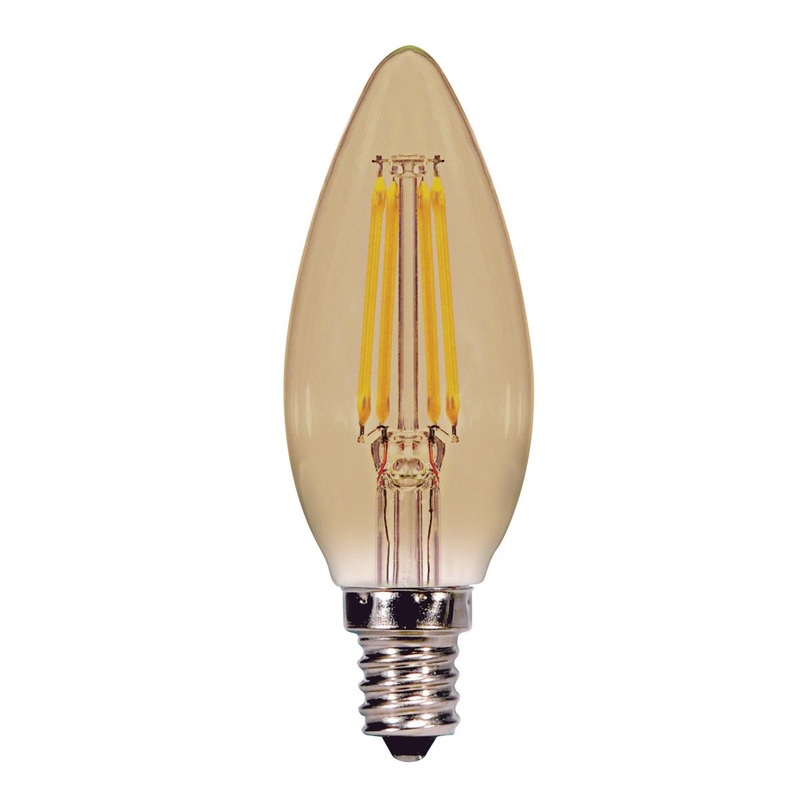 Shape C11 Watts 3.5WLumens300LColor 2000KBase Candelabra
