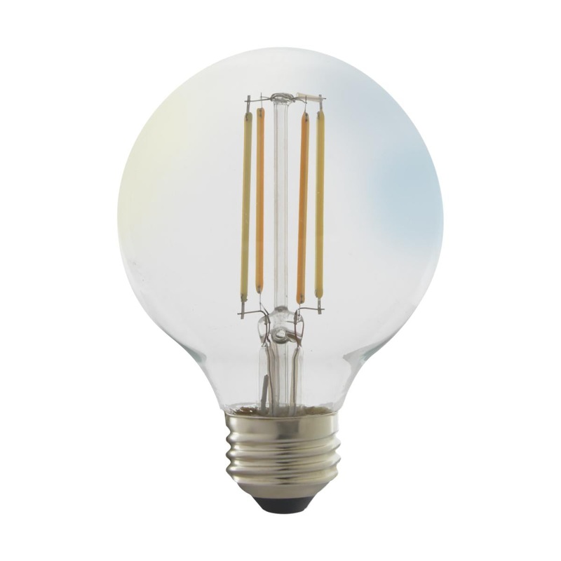 Shape G25 Watts 4.5WLumens450LColor 2700K-5000KBase Medium