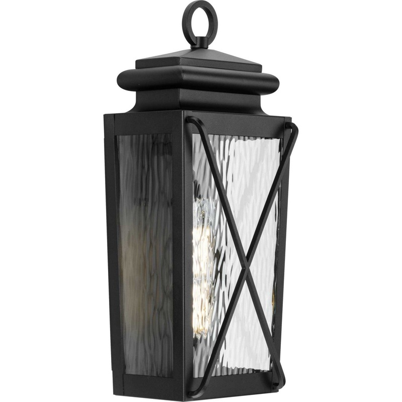 Wakeford One Light Outdoor Wall Lantern in Black