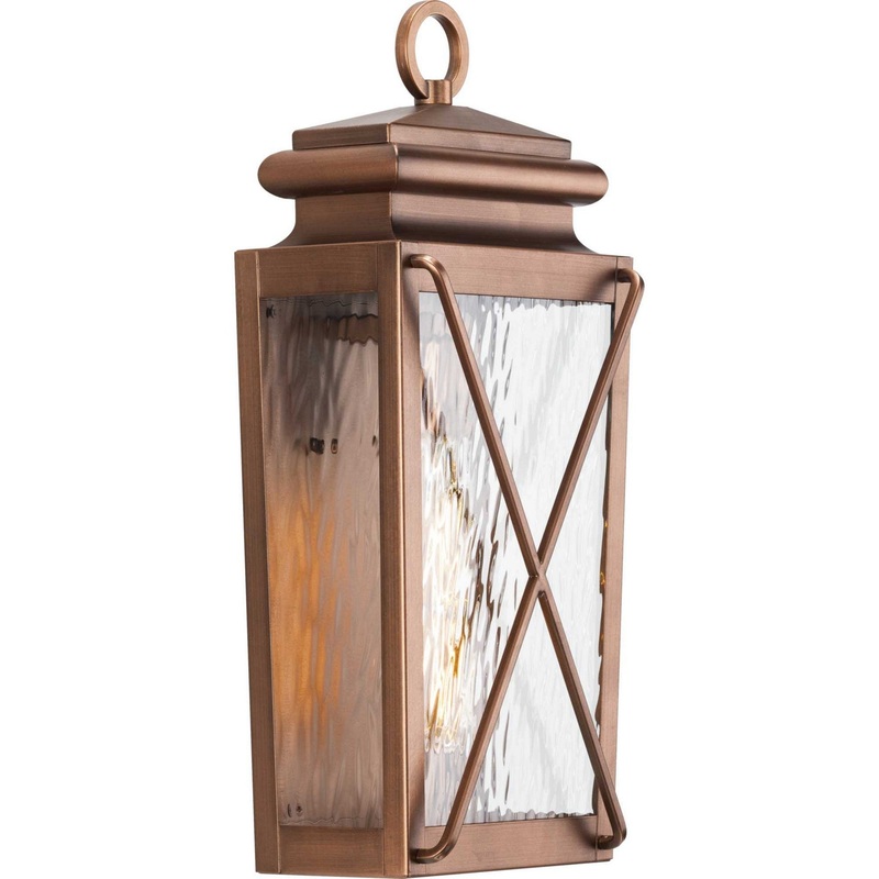 Wakeford One Light Wall Lantern in Antique Copper (Painted)