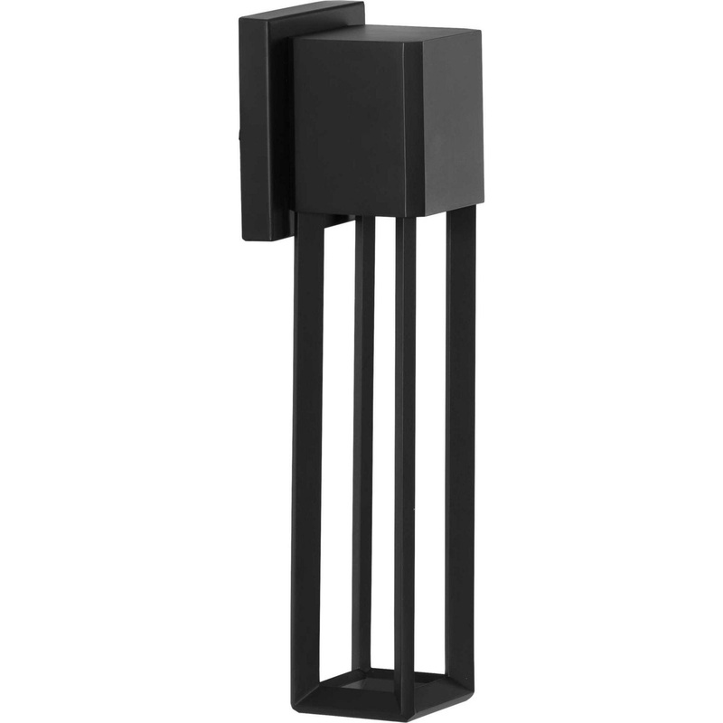Z-1090 Led LED Wall Lantern in Black