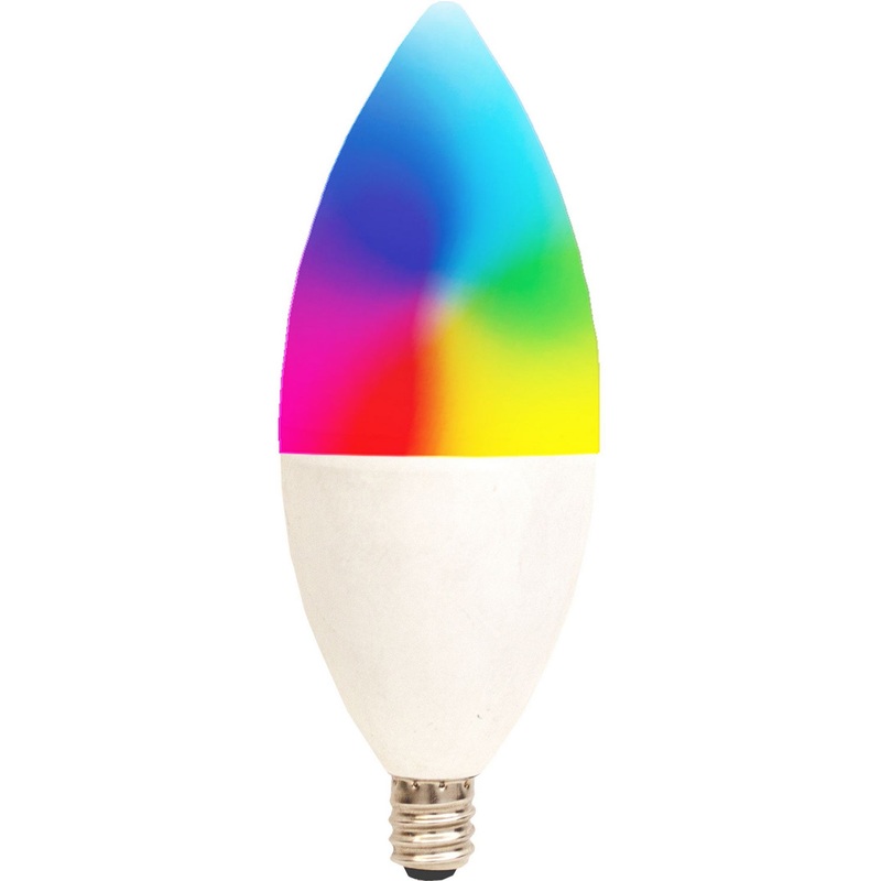 Bluetooth Wg App Compatible Rgbw E12 Lamp in White