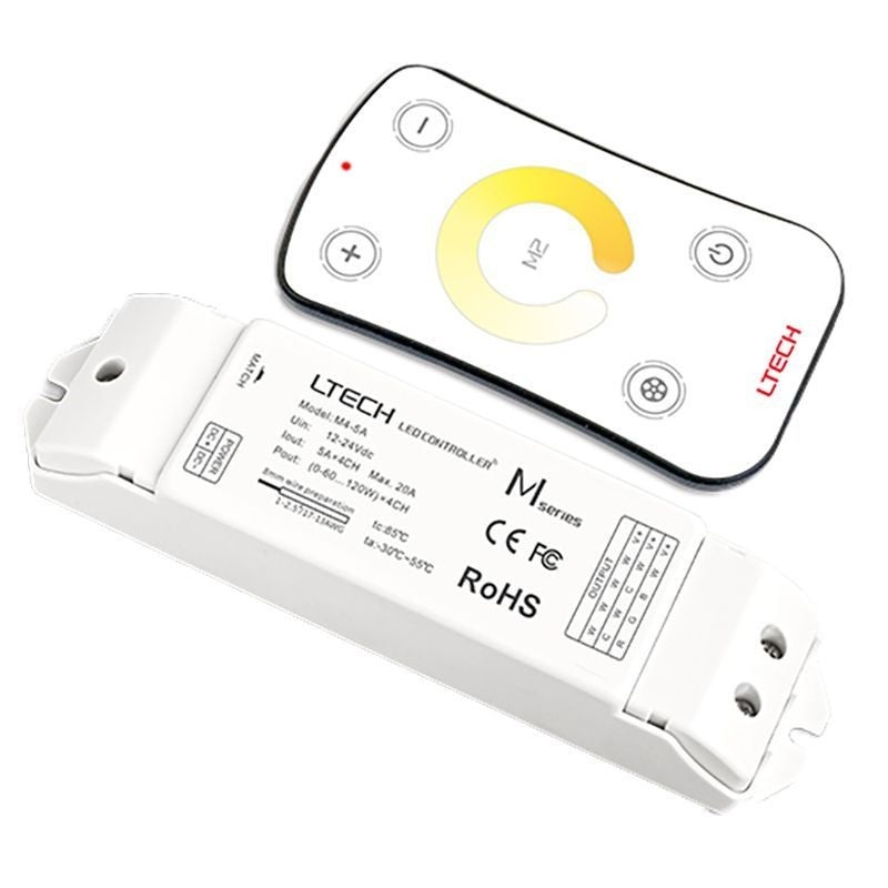 L-Tech Tuning Ribbon Light Controller With Remote in White