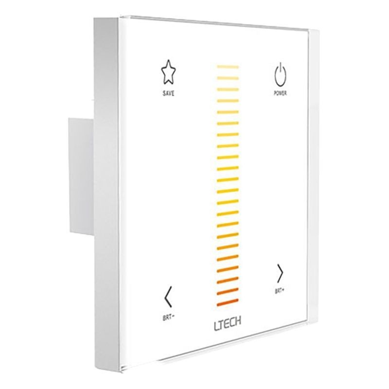 L-Tech Tuning Ribbon Light Wall-Mount Controller in White