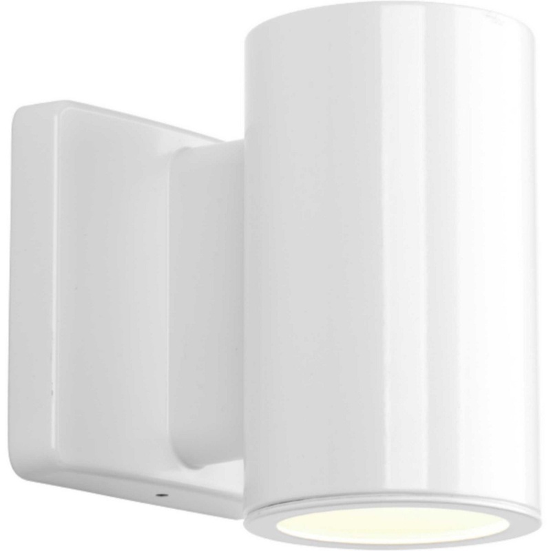 3In Cylinders LED Wall Lantern in White