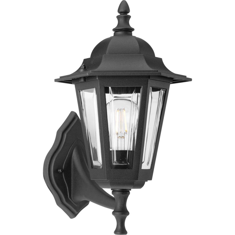 Cast Lantern One Light Wall Lantern in Black
