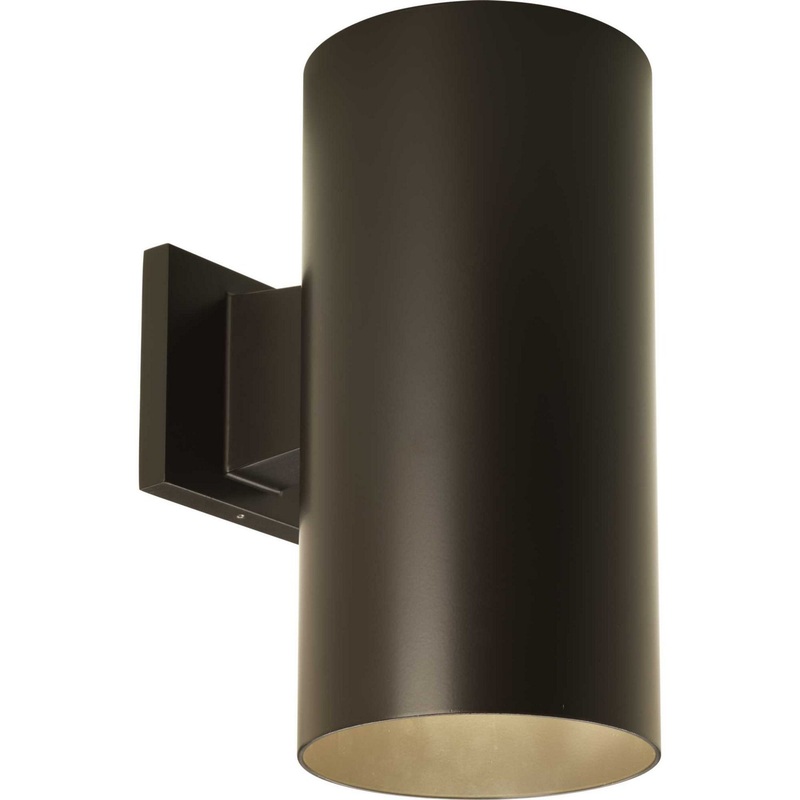 Cylinder One Light Wall Lantern in Antique Bronze