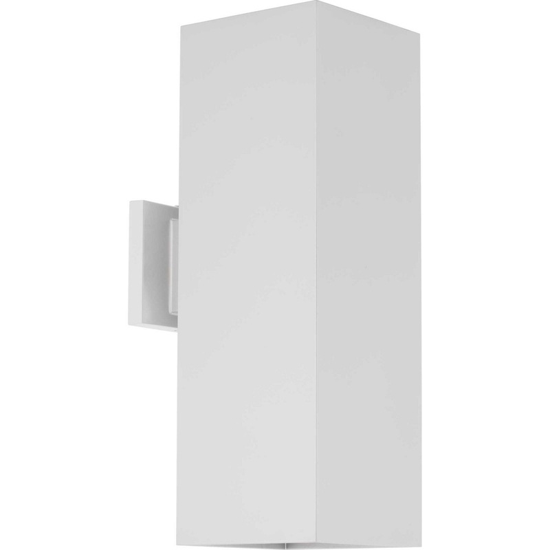 Led Squares LED Wall Lantern in White