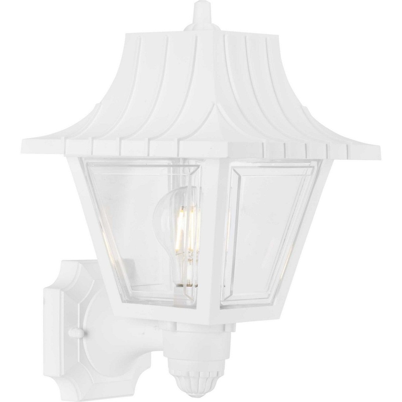 Mansard One Light Wall Lantern in White
