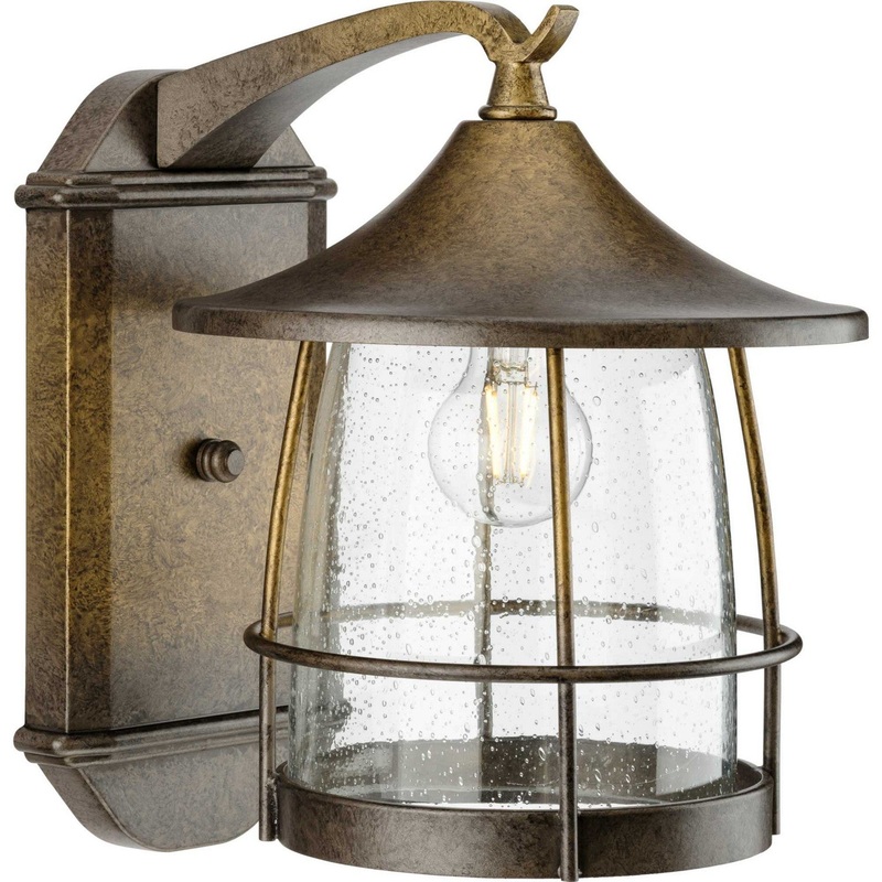 Prairie One Light Wall Lantern in Burnished Chestnut