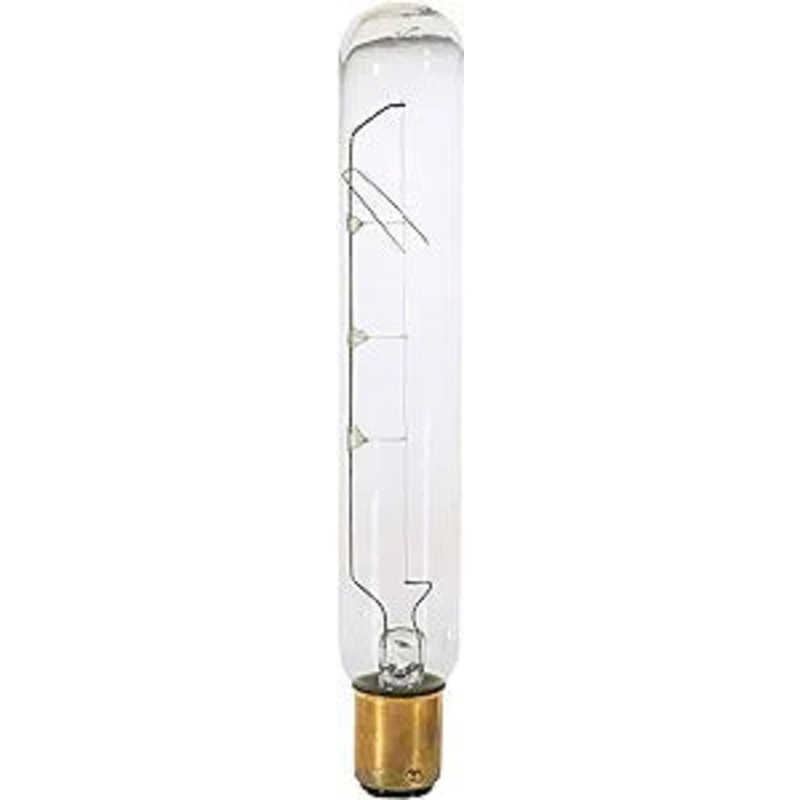 Satco S3248 130V DC Bayonet Base 25-Watt T6.5 Light Bulb, Clear
