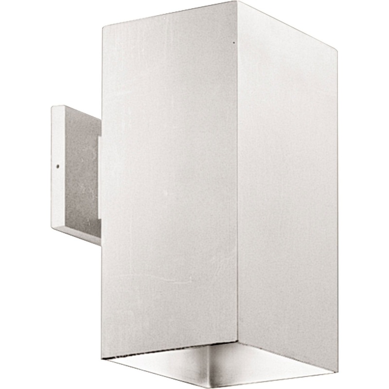 Square One Light Wall Lantern in White
