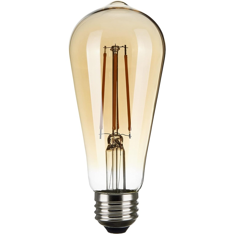 Satco S9579 Medium Bulb in Light Finish, 5.38 inches, 650Lm/Meduim Base, Specialty ST19-Shape